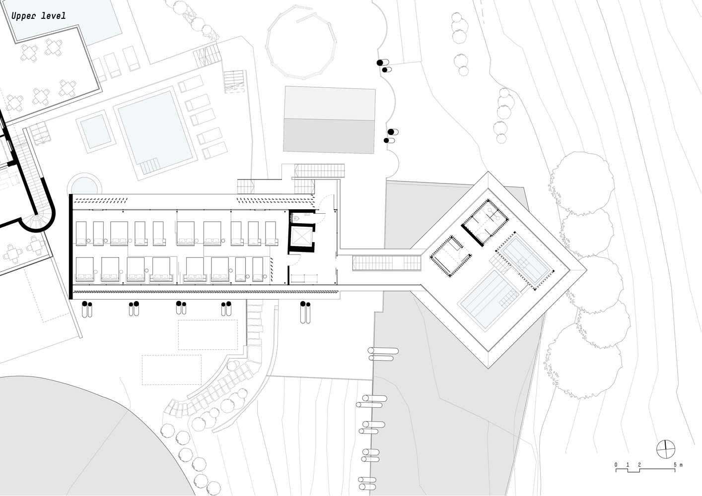 noa* network of architecture,溫泉,noa* 設計案例,意大利,奧朗,Hub of Huts,溫泉遊泳池