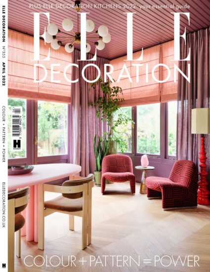 室內、軟裝設計雜誌Elle Decor (英國版）-2022/4