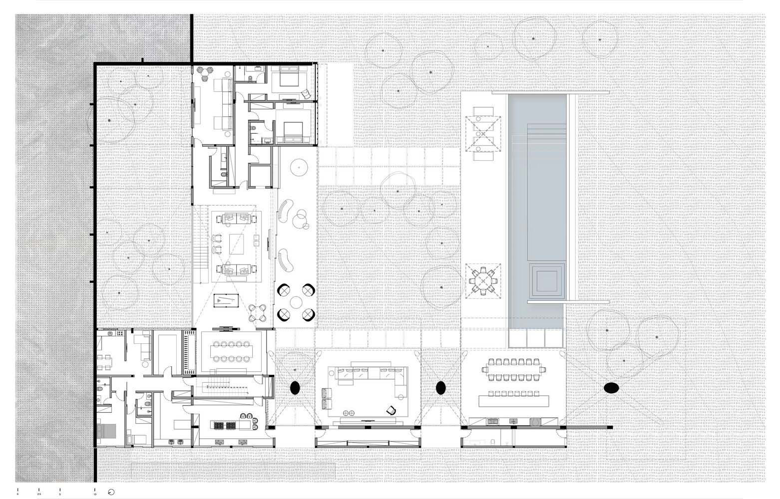 別墅設計,景觀別墅設計,Felipe Caboclo Arquitetura,國外別墅設計案例,巴西,2300㎡,別墅泳池