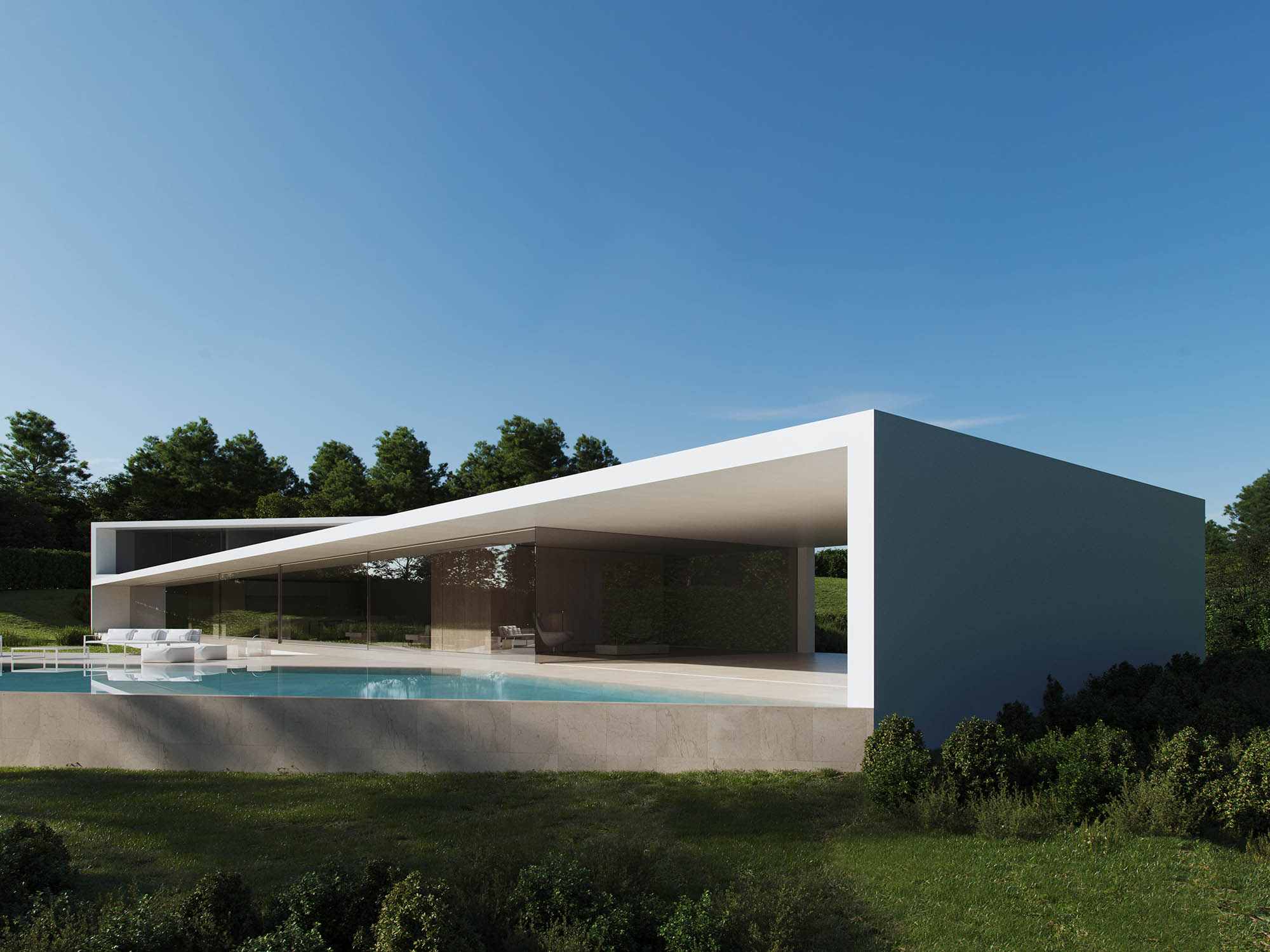 別墅設計,別墅設計案例,Fran Silvestre Arquitectos,西班牙,別墅設計方案,別墅裝修,極簡主義,山景別墅