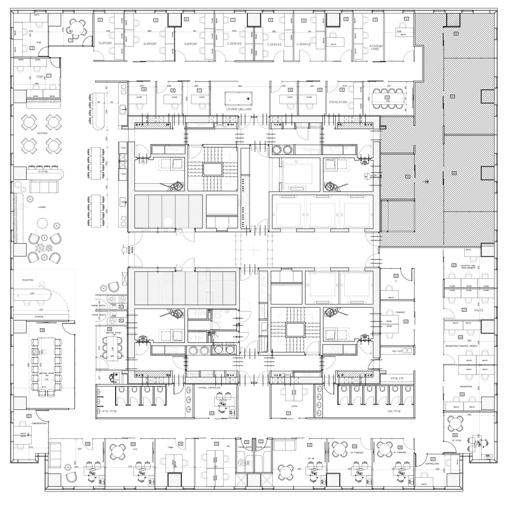 辦公室設計案例,網絡安全科技公司,特拉維夫,科技公司,辦公室,國外辦公室設計案例,辦公室裝修,Studio ON,Claroty