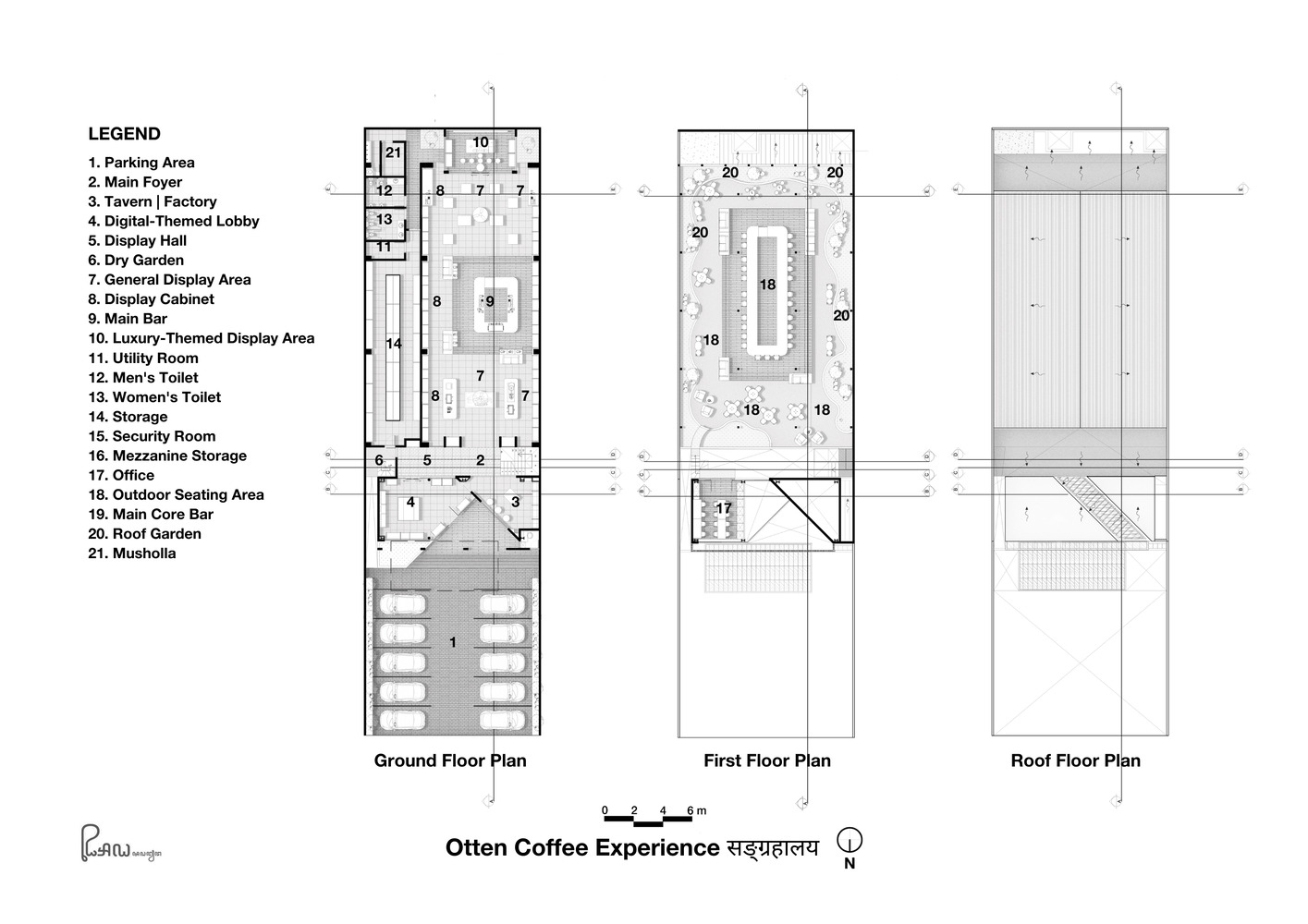 Realrich Architecture,萬隆,咖啡廳設計案例,咖啡廳裝修,Otten Coffee Experience,印尼,770㎡