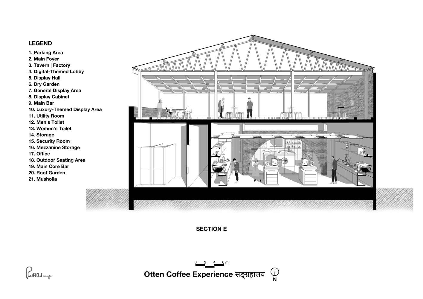 Realrich Architecture,萬隆,咖啡廳設計案例,咖啡廳裝修,Otten Coffee Experience,印尼,770㎡