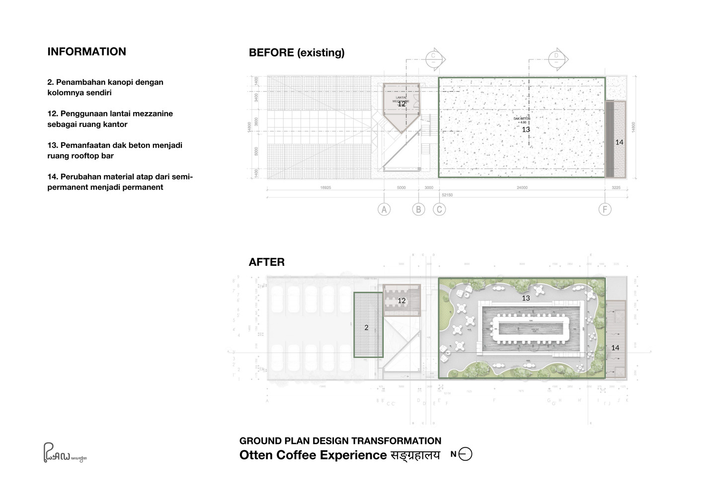 Realrich Architecture,萬隆,咖啡廳設計案例,咖啡廳裝修,Otten Coffee Experience,印尼,770㎡