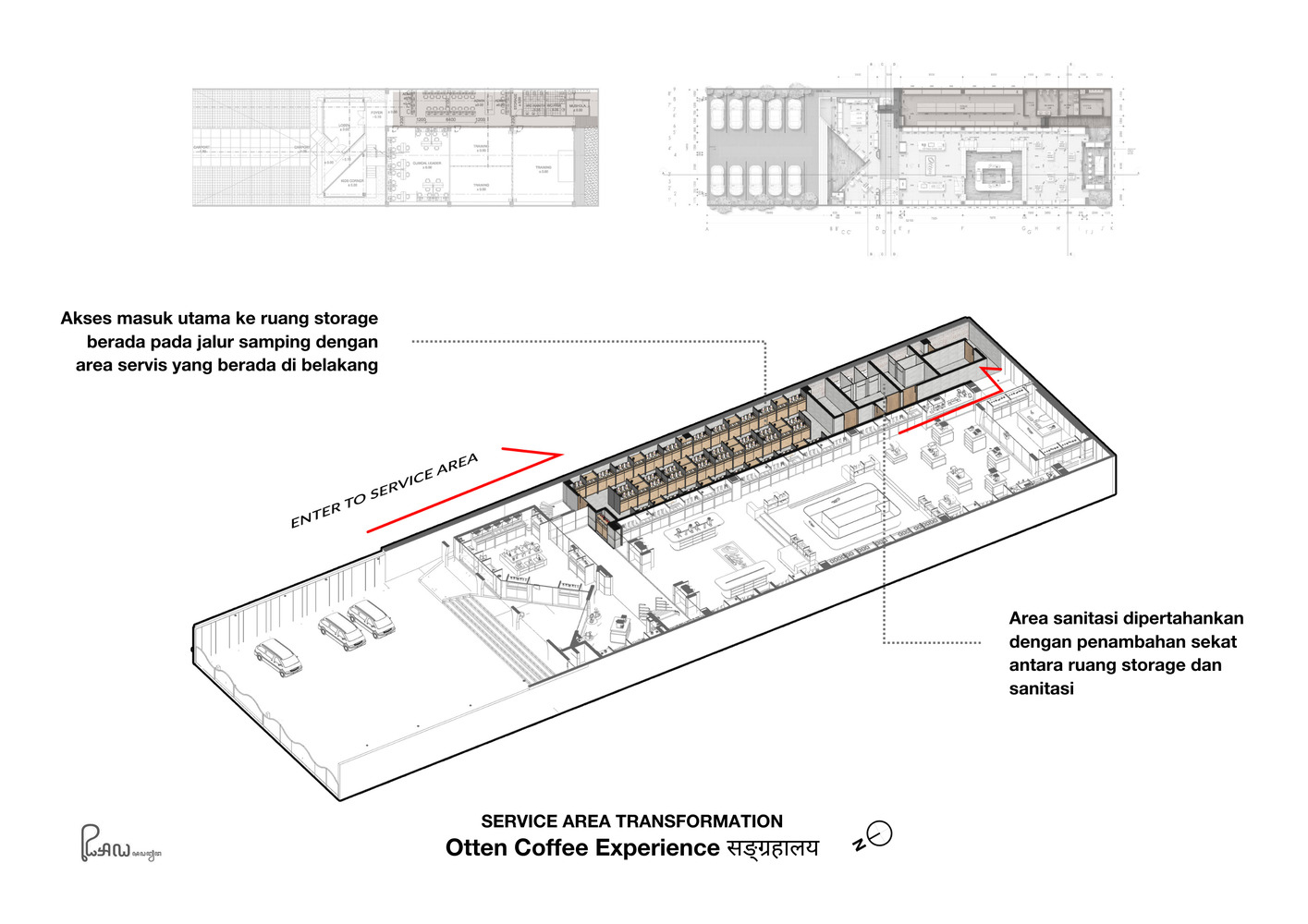 Realrich Architecture,萬隆,咖啡廳設計案例,咖啡廳裝修,Otten Coffee Experience,印尼,770㎡