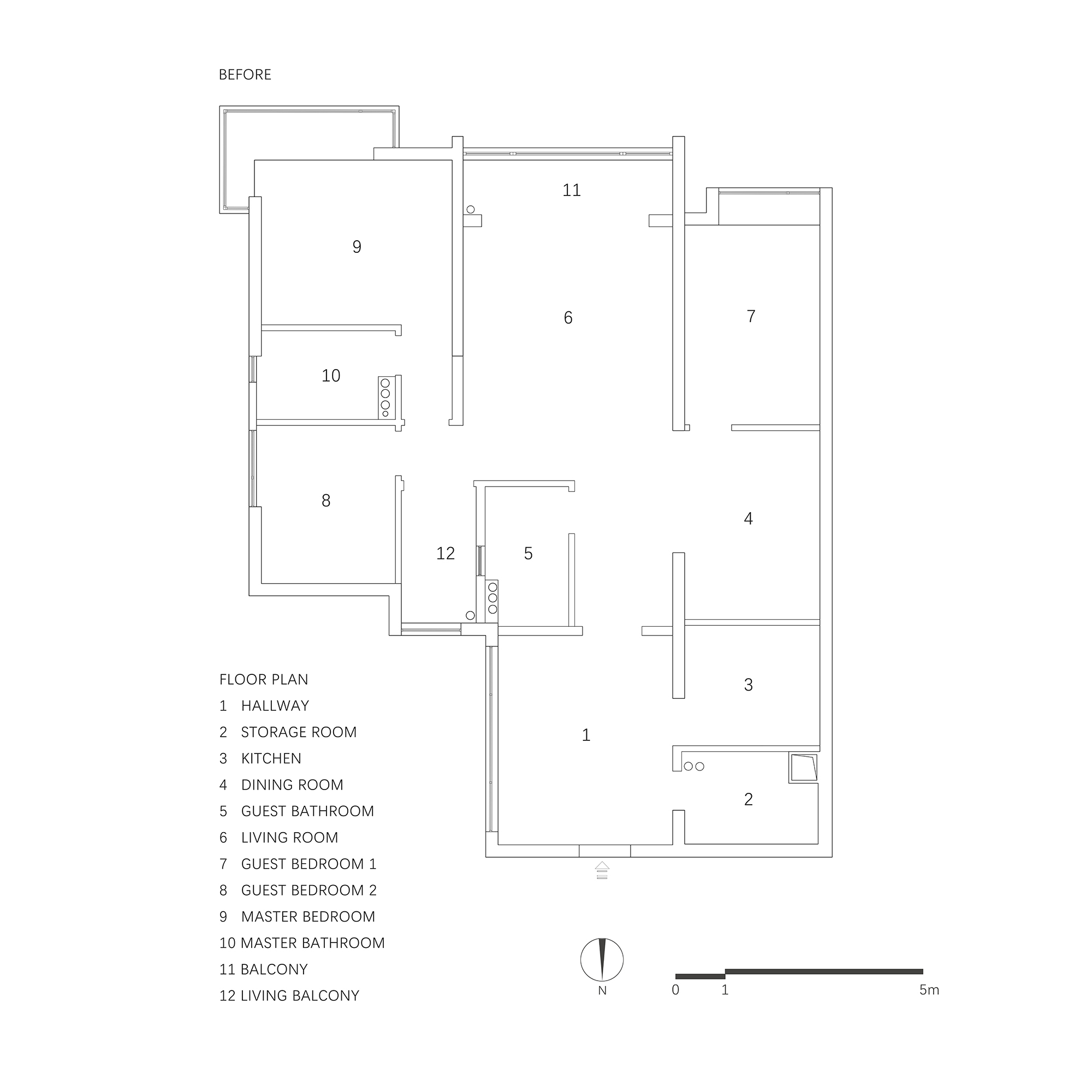 10° STUDIO,廣州,單身公寓設計,家裝設計,公寓設計案例,原木色,146㎡,極簡風格,單身公寓,傅俁迪