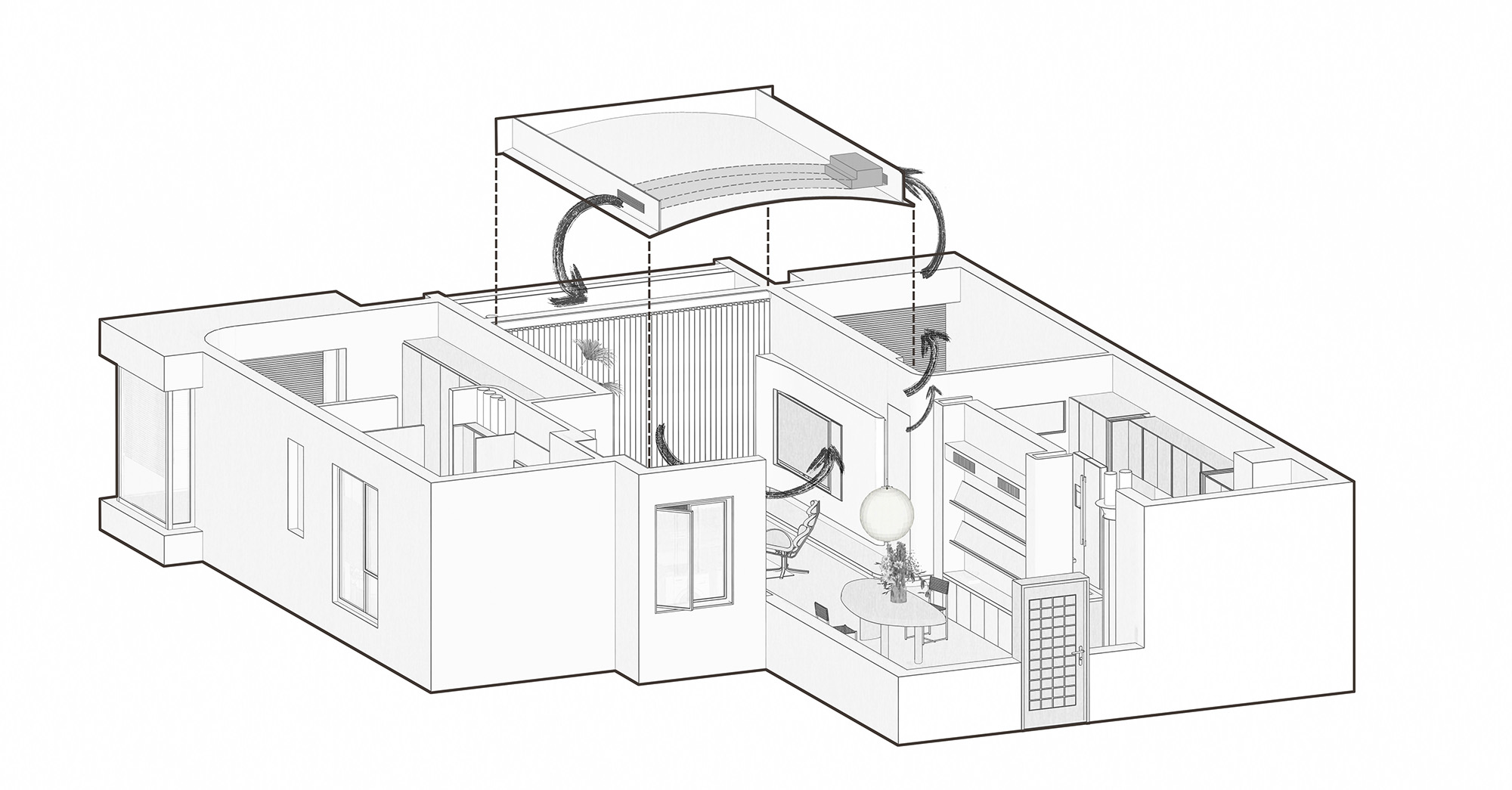 10° STUDIO,廣州,單身公寓設計,家裝設計,公寓設計案例,原木色,146㎡,極簡風格,單身公寓,傅俁迪