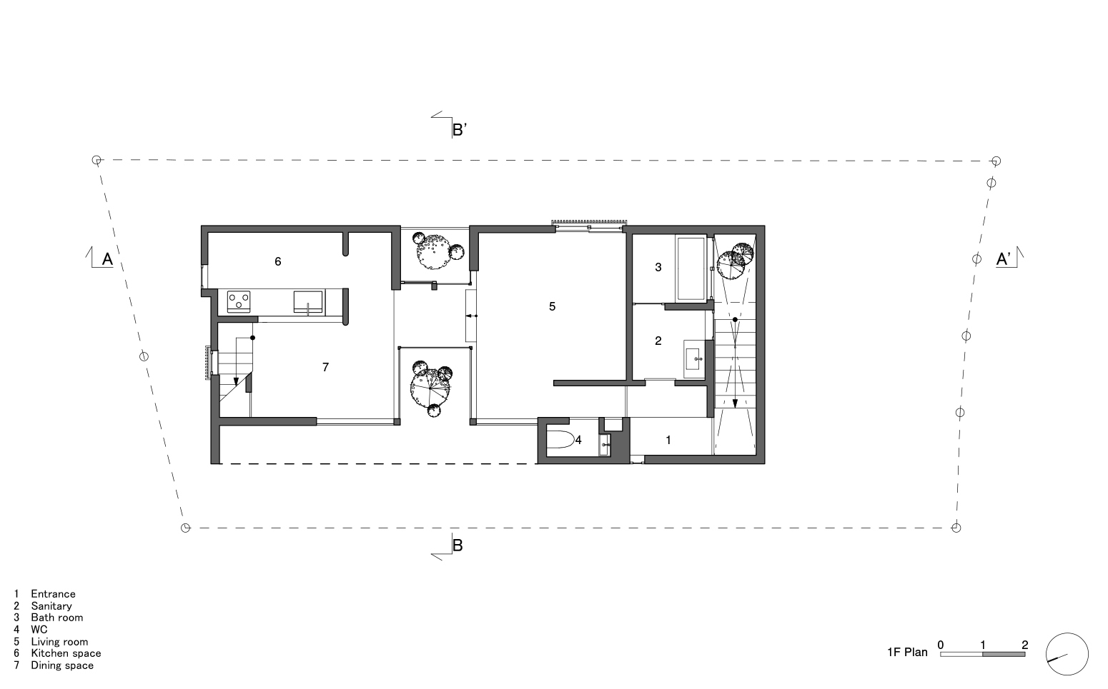 FujiwaraMuro Architects,日本,住宅設計,114㎡,國外住宅設計案例,極簡風格,大阪,獨棟住宅,日式風格