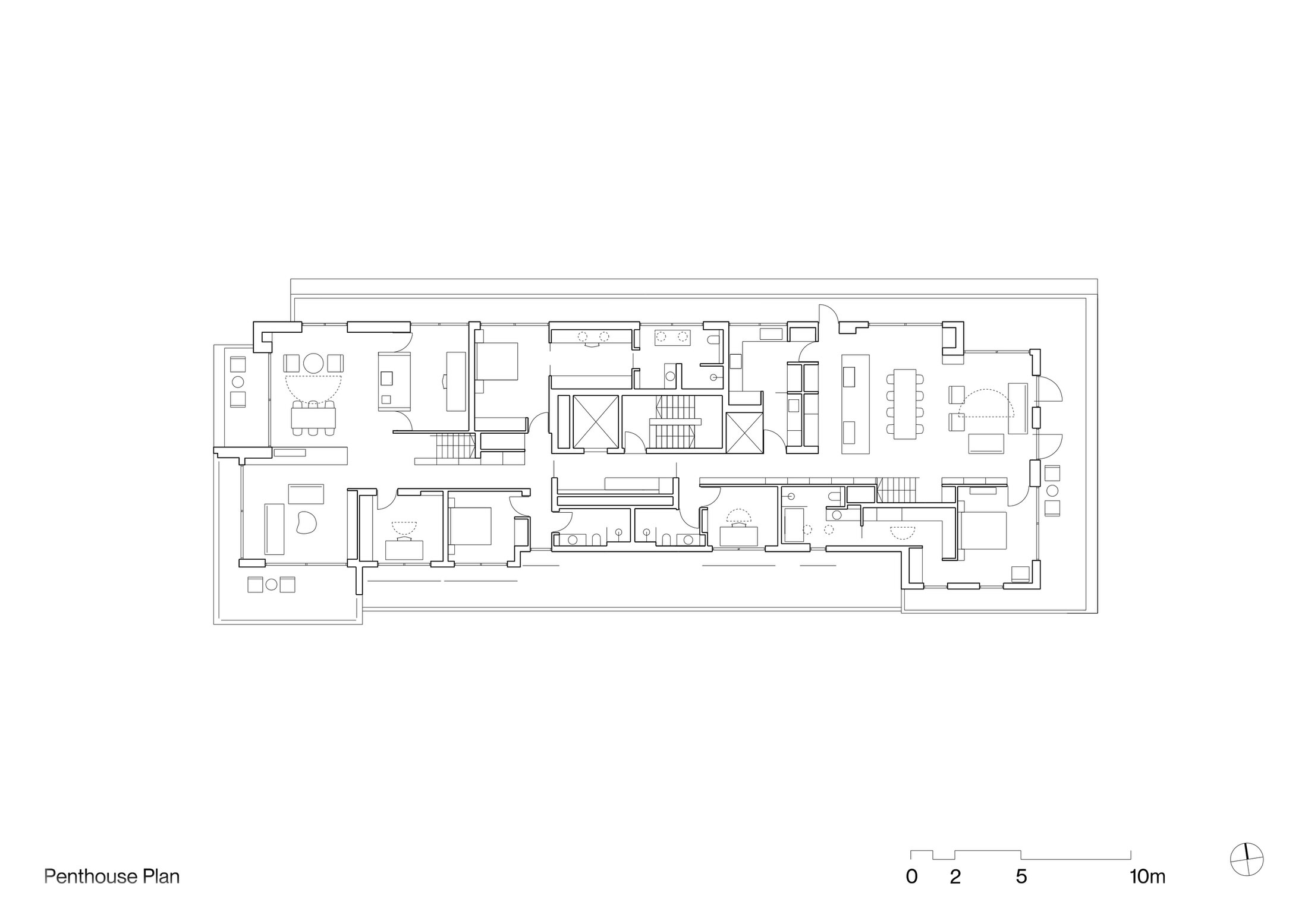 Office Alex Nicholls,澳大利亞,墨爾本,公寓設計,頂層公寓,公寓設計案例,原木色,公寓改造