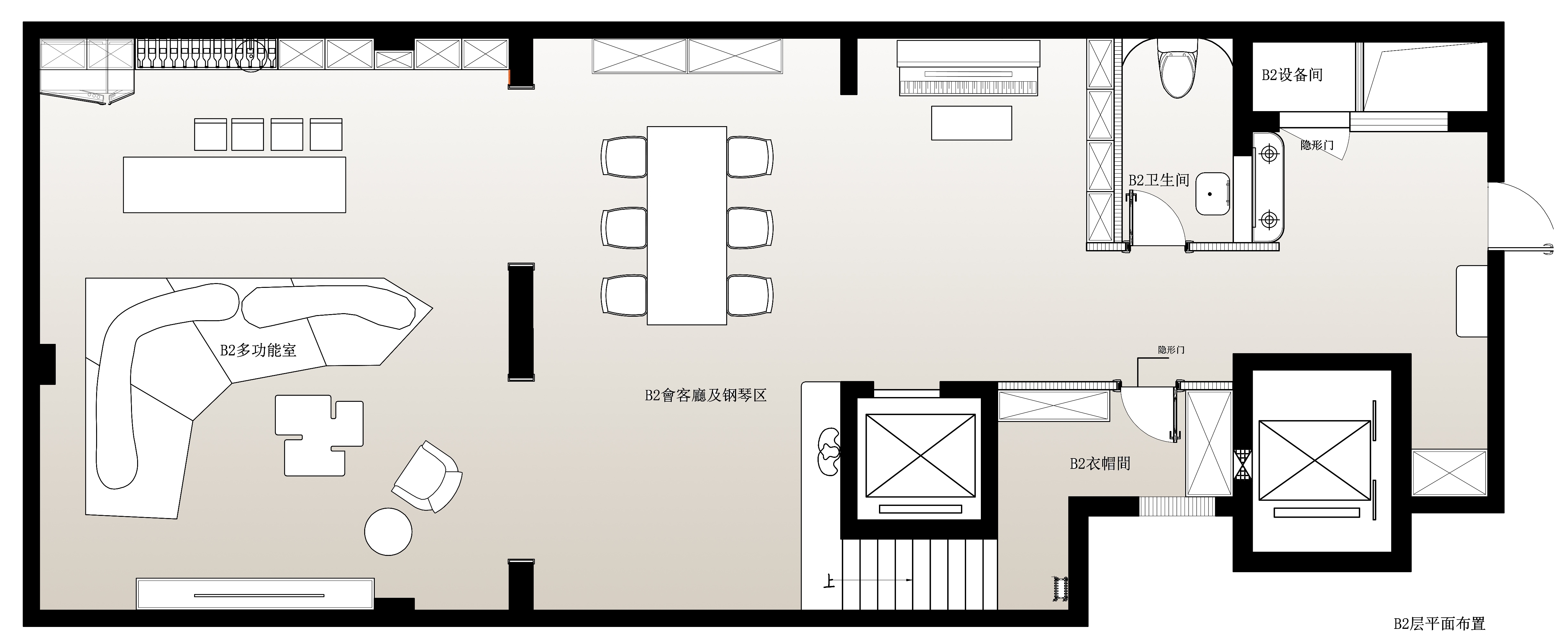 300㎡別墅設計,300㎡,別墅設計,別墅設計案例,別墅設計方案,住宅設計,現代風格別墅設計,北京,禧瑞春秋住宅,Rui Design空間設計