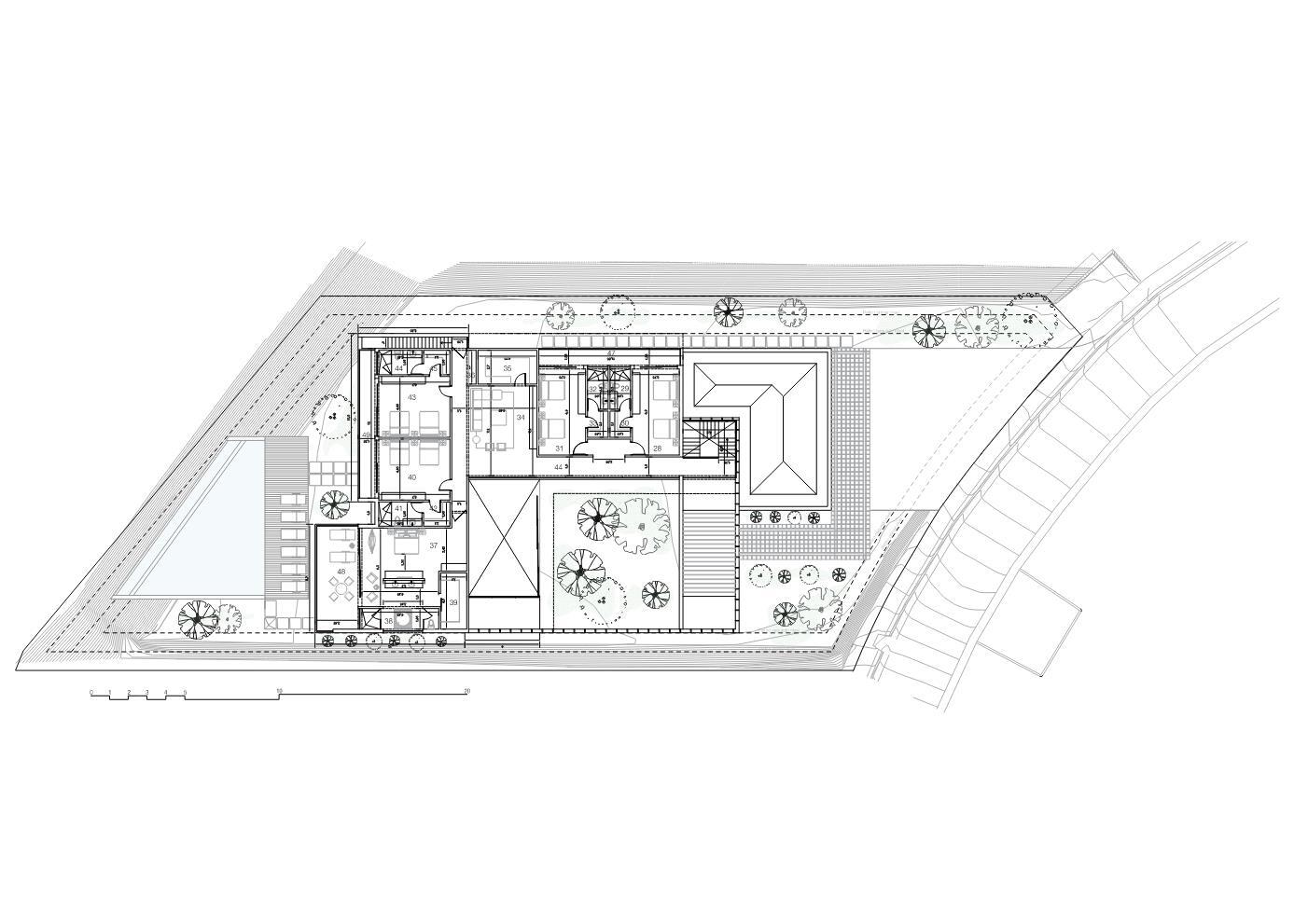 別墅設計,極簡風格別墅設計,Garnier Arquitectos,國外別墅設計案例,哥斯達黎加,開放式別墅,極簡風格別墅,800㎡,庭院別墅