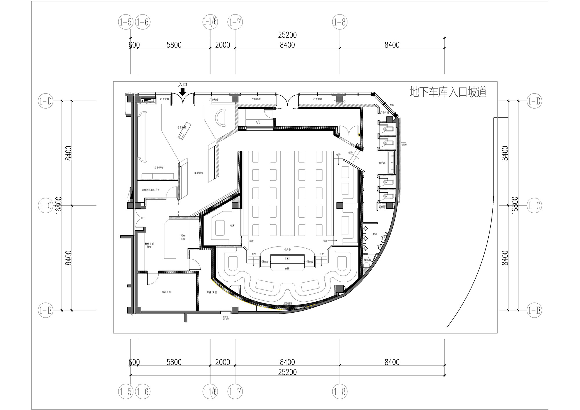 夜店設計,酒吧設計,酒吧裝修,酒吧設計案例,酒吧設計方案,浙江義烏,CC CLUB,以品牌記憶喚醒空間情緒,一展設計,肖懿展