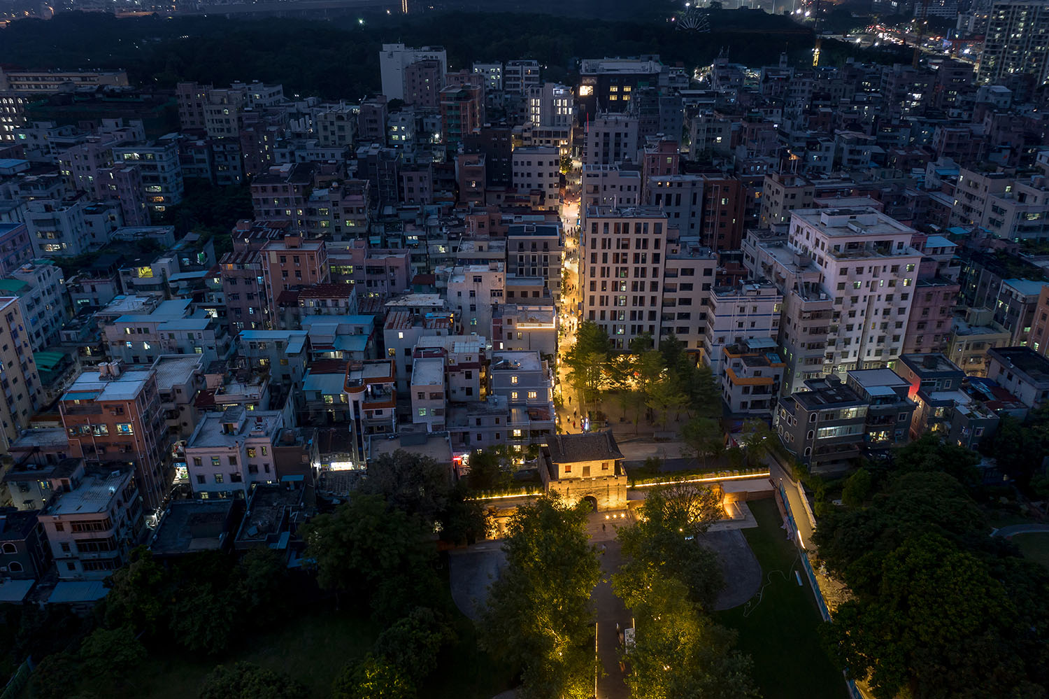 古城改造,城市更新,建築改造,深港建築雙年展,南頭古城改造,以“光”賦形理想城市的精神領地,南頭古城,深圳,GD大觀國際