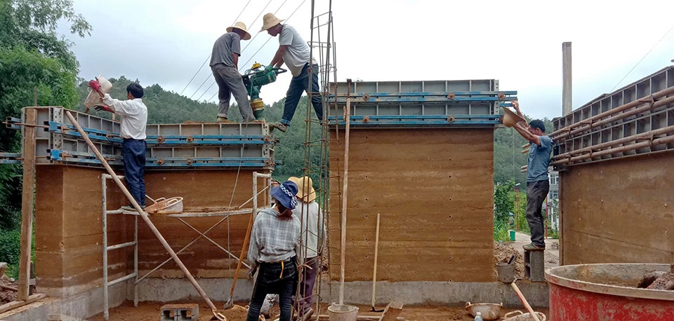 住宅設計,農村住宅設計,鄉村住宅設計,農村住宅改造,農民房改造,鄉村公寓設計,雲南,鄉村集合住宅,拾號建築