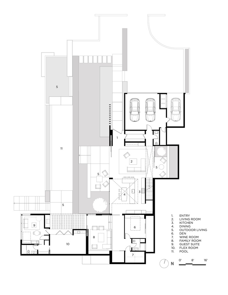 住宅設計,別墅設計案例,別墅設計,Feldman Architecture,美國,波托拉山穀別墅,山景別墅,320㎡