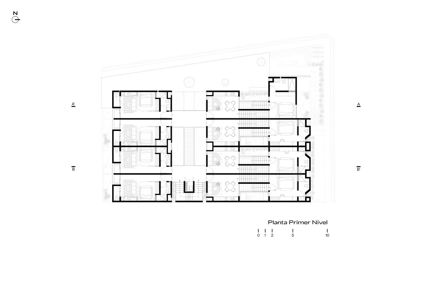 精品酒店設計,度假酒店設計,設計酒店,酒店設計案例,Arista Cero,酒店裝修,1400m²,墨西哥,圖勒姆,Hotel Eterna