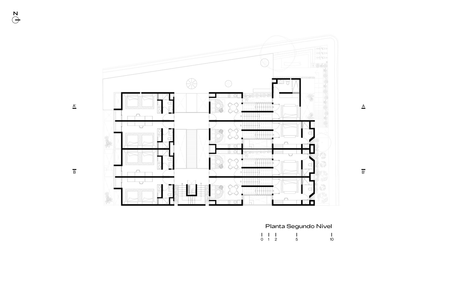 精品酒店設計,度假酒店設計,設計酒店,酒店設計案例,Arista Cero,酒店裝修,1400m²,墨西哥,圖勒姆,Hotel Eterna