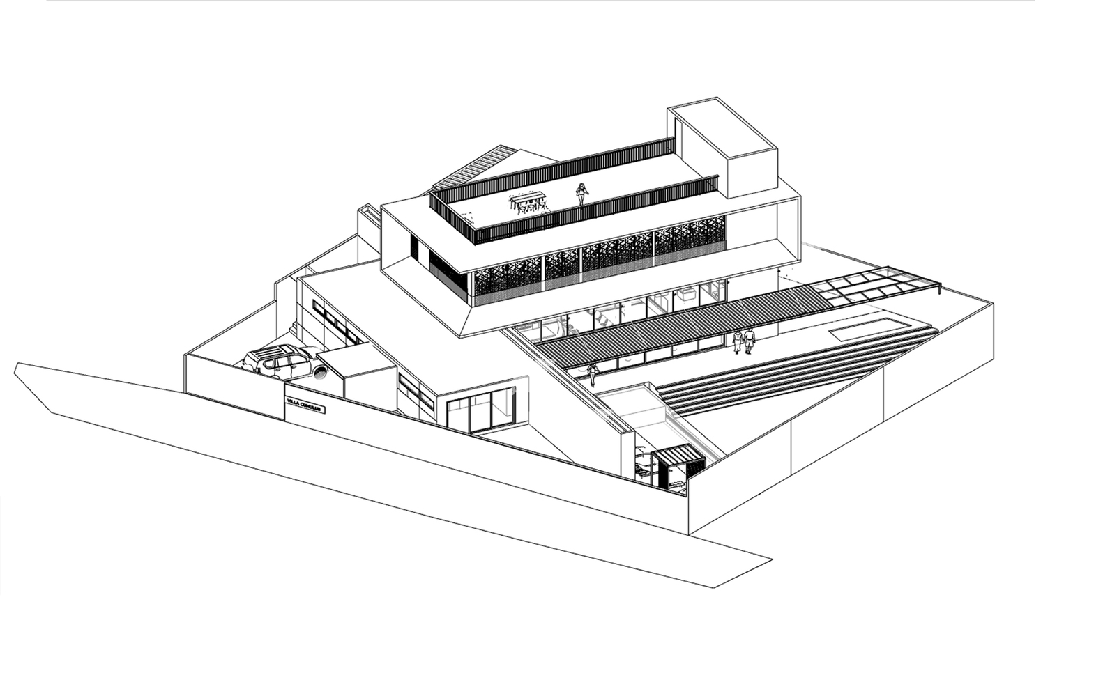 Arkana Architects,別墅設計,別墅設計案例,海景別墅設計方案,印度尼西亞,海景別墅,南庫塔,開放式布局