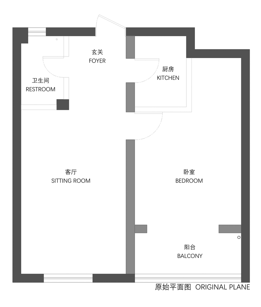 彈性工作室,公寓設計,小戶型設計案例,小公寓設計,單身公寓,原木色,50㎡,微水泥,上海