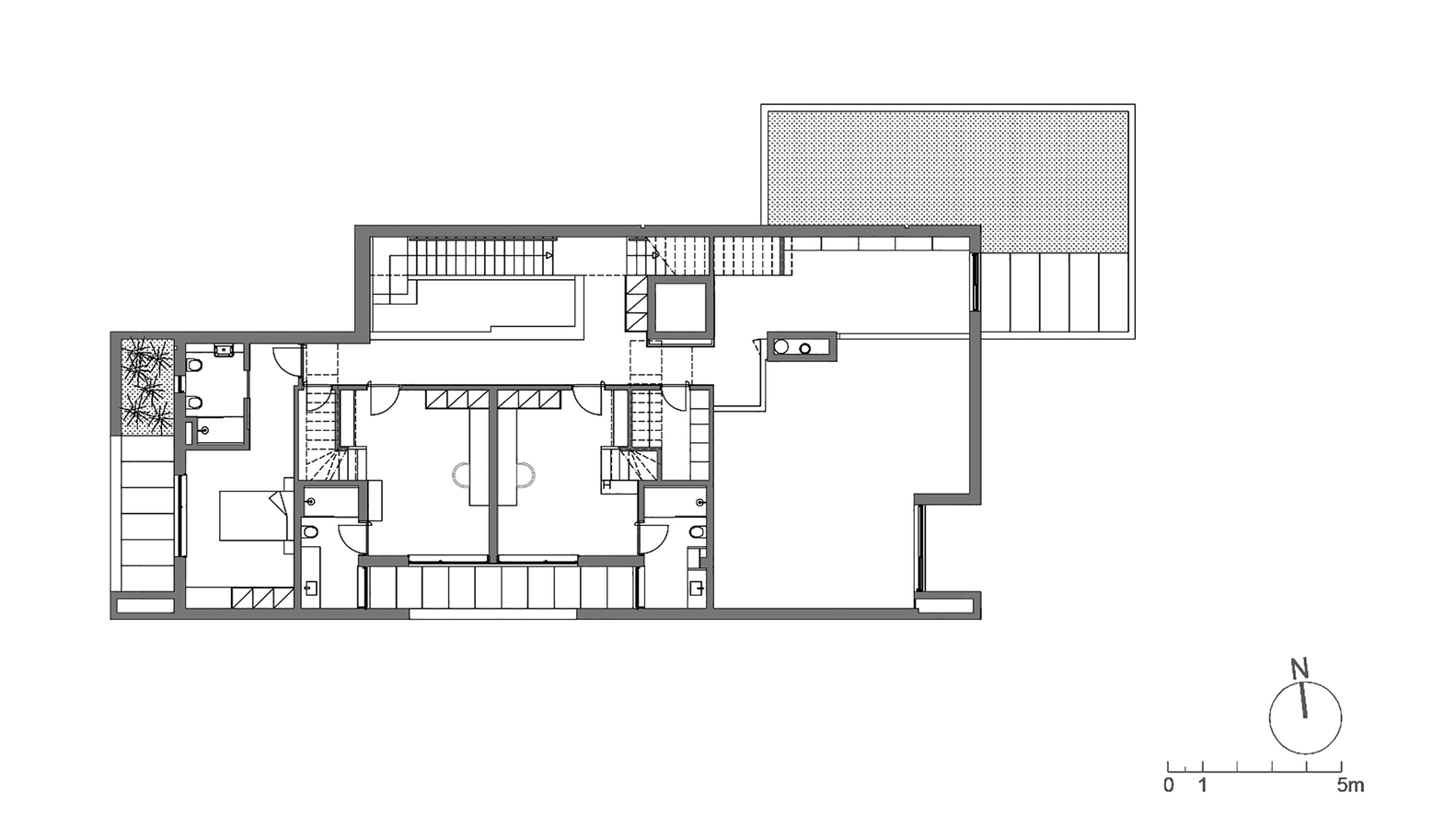 住宅設計,別墅設計案例,Topos Atelier de Arquitectura,庭院別墅,葡萄牙,國外住宅設計案例,630㎡,波爾圖,極簡主義,庭院別墅