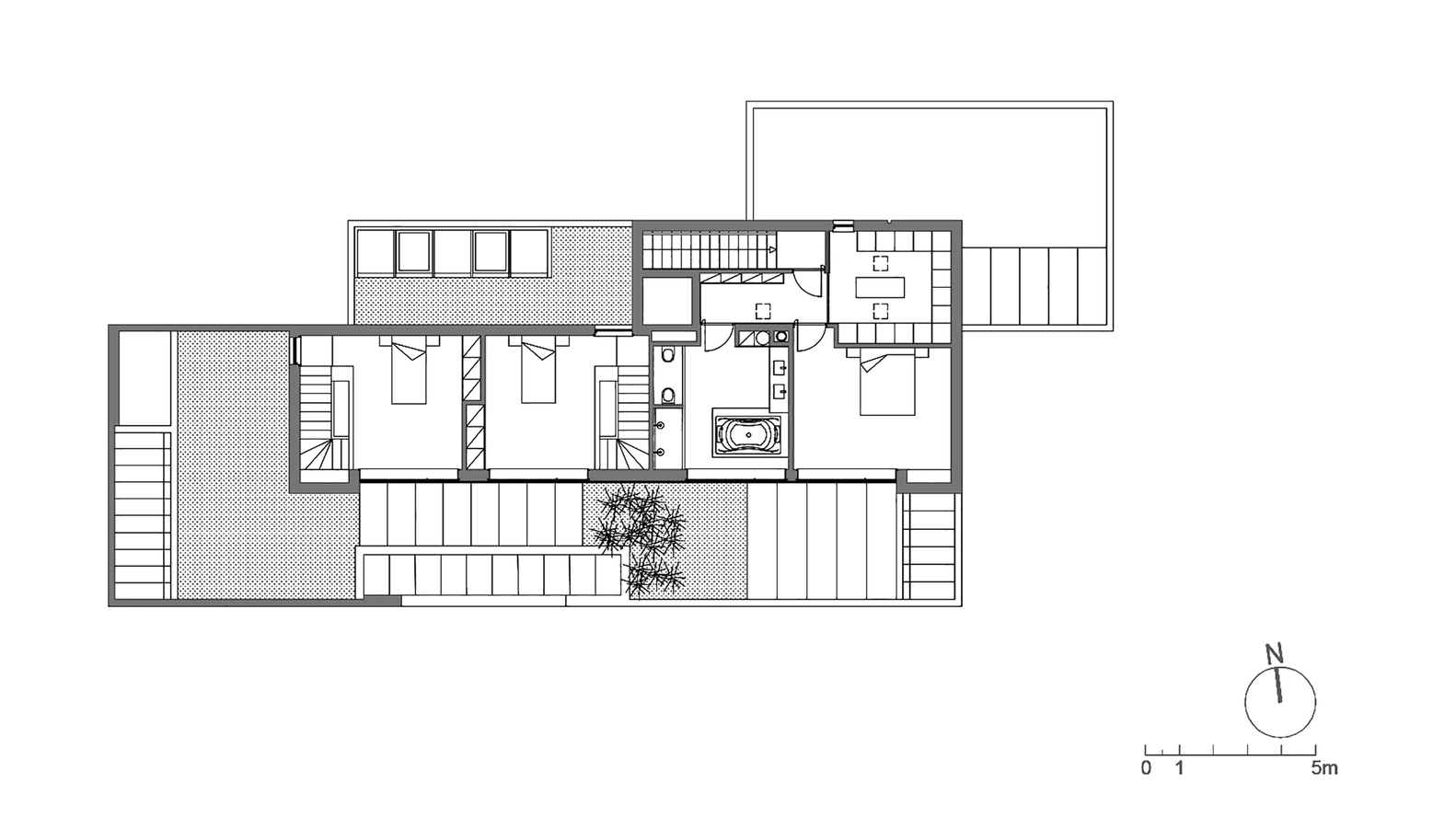 住宅設計,別墅設計案例,Topos Atelier de Arquitectura,庭院別墅,葡萄牙,國外住宅設計案例,630㎡,波爾圖,極簡主義,庭院別墅