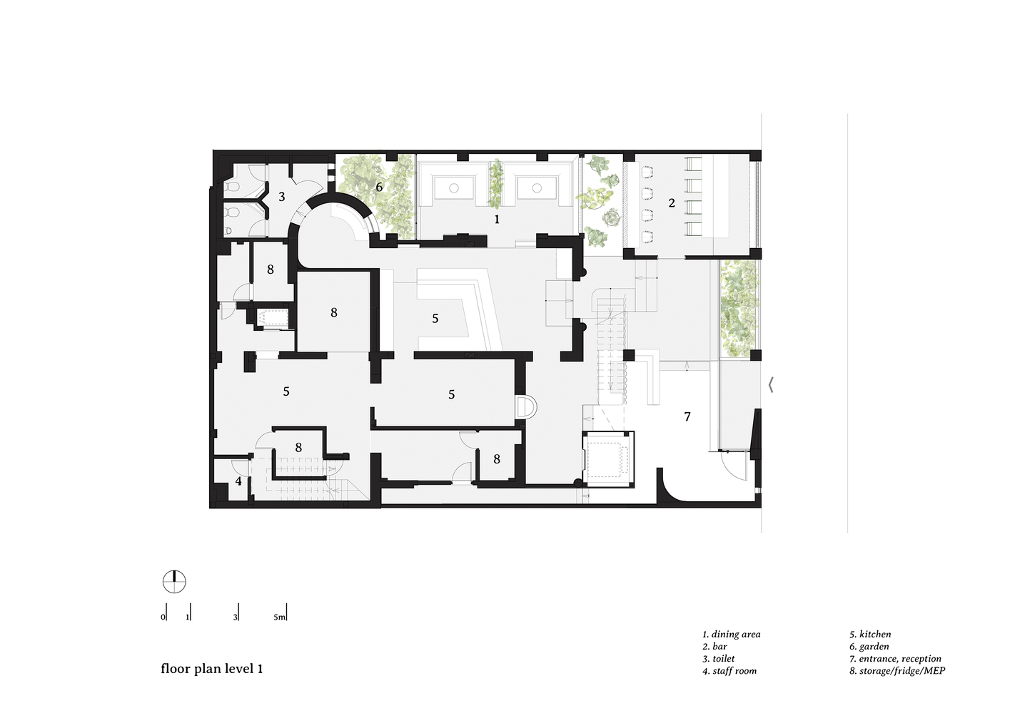 Takashi Niwa Architects,餐廳設計,休閑餐廳設計,840㎡,餐廳設計案例,餐廳設計方案,餐廳裝修,休閑餐廳,越南,河內