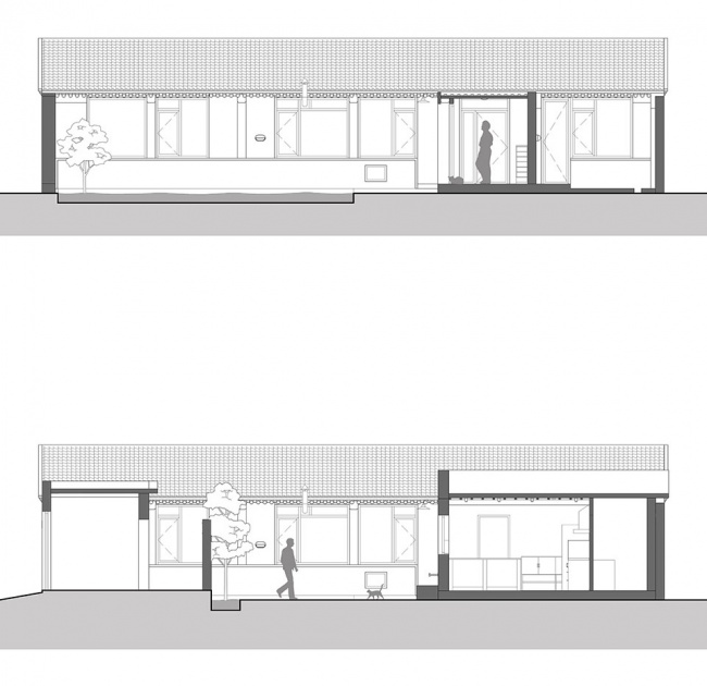 210㎡住宅設計,210㎡,老房改造,舊宅翻新,住宅設計,住宅設計案例,庭院住宅設計,院子改造,北京,冬日凡居,鱗見設計工作室