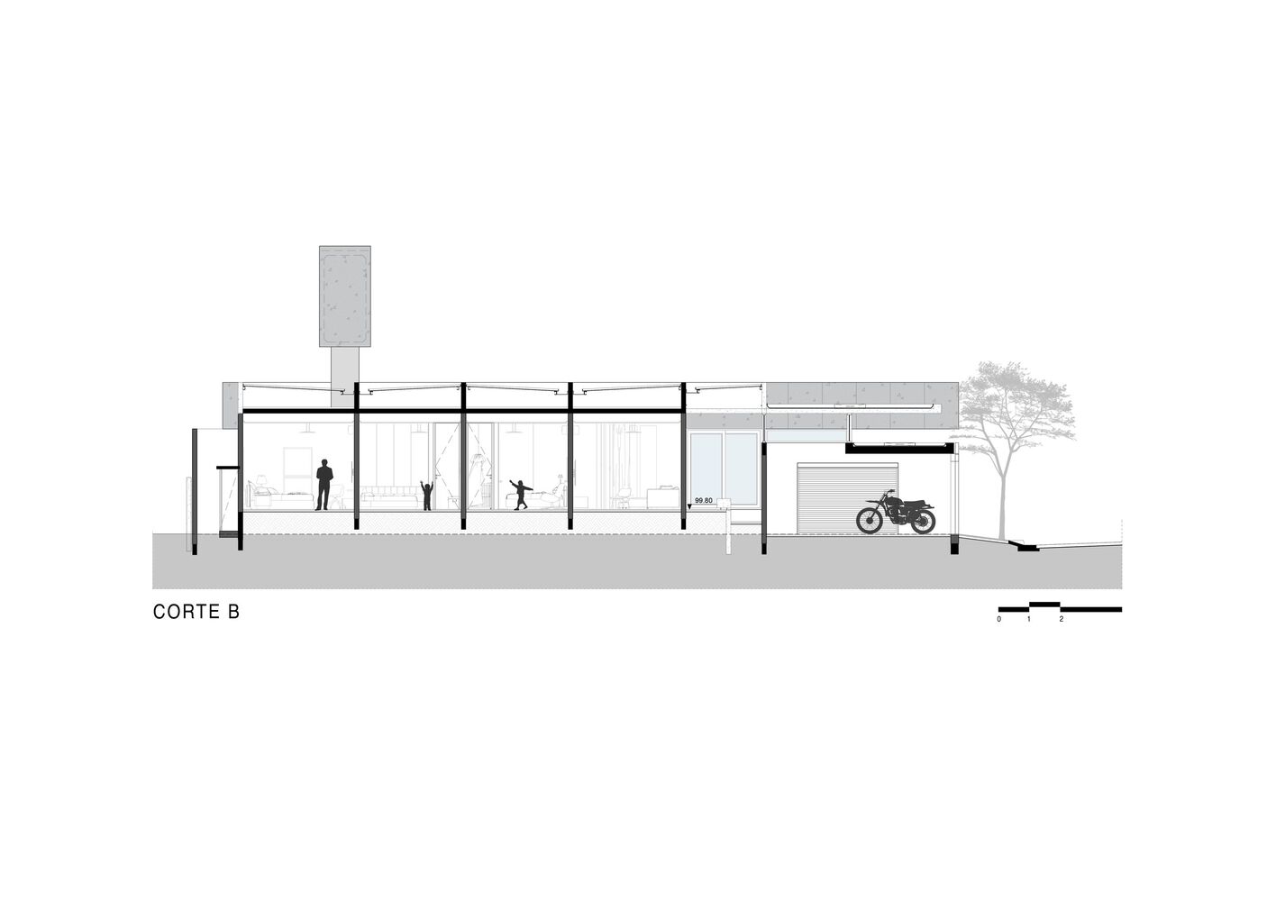 Caracho Arquitetos,別墅設計案例,別墅設計,別墅設計方案,開放式別墅,平層別墅,庭院別墅,400㎡,巴西