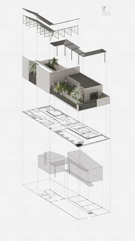 別墅設計,KCONCEPT + KOHARCHITECTS,210㎡,別墅設計案例,別墅設計方案,別墅裝修,花園洋房設計,越南,景觀別墅,別墅庭院設計