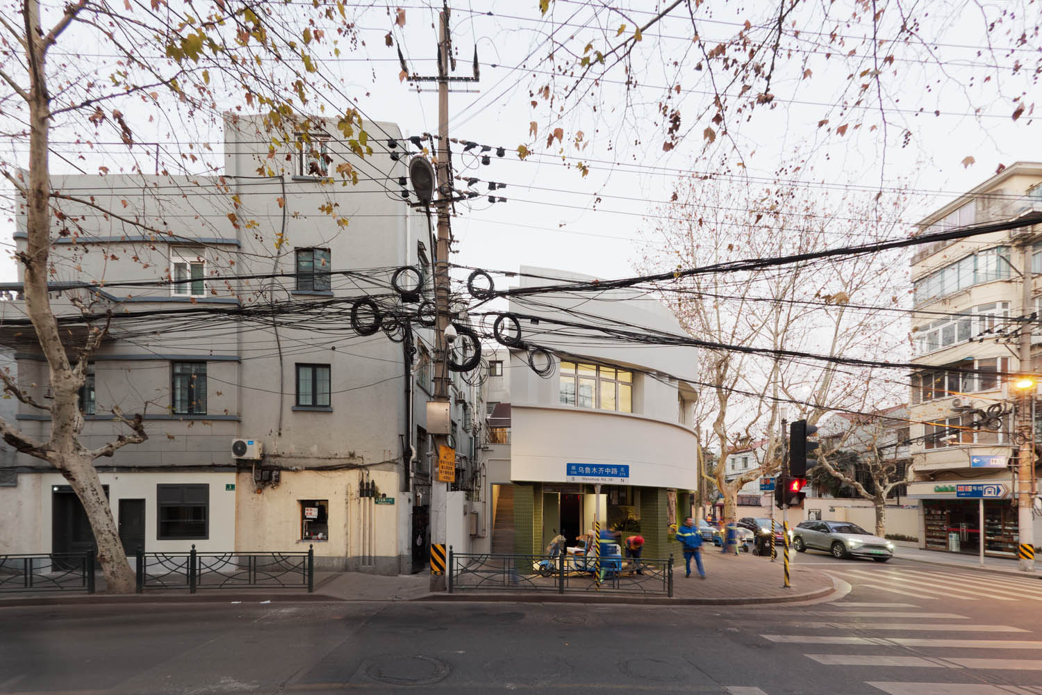 熱氣建築,150㎡,上海,街道綜合服務站,建築改造,城市更新,上海舊建築改造