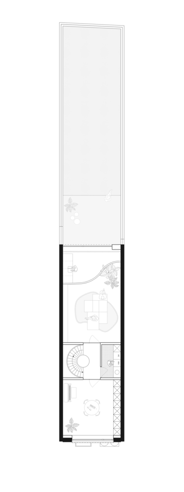 memo architectuur,別墅設計,240㎡,比利時,聯排別墅設計案例,野獸派風格,極簡主義