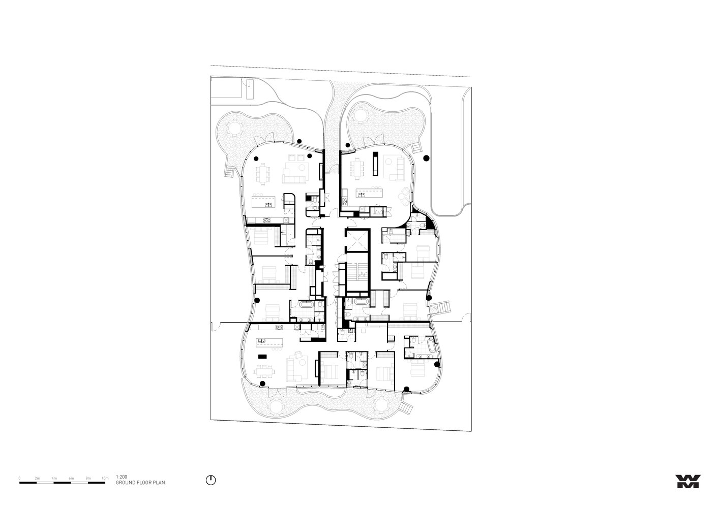 大平層設計,國外公寓設計,公寓設計方案,澳大利亞,Wood Marsh,極簡主義,Wood Marsh Architects