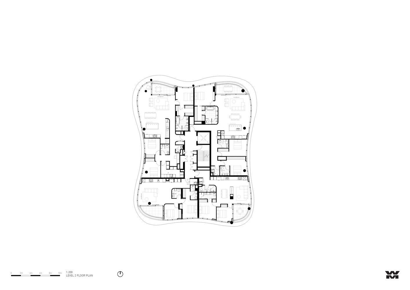 大平層設計,國外公寓設計,公寓設計方案,澳大利亞,Wood Marsh,極簡主義,Wood Marsh Architects