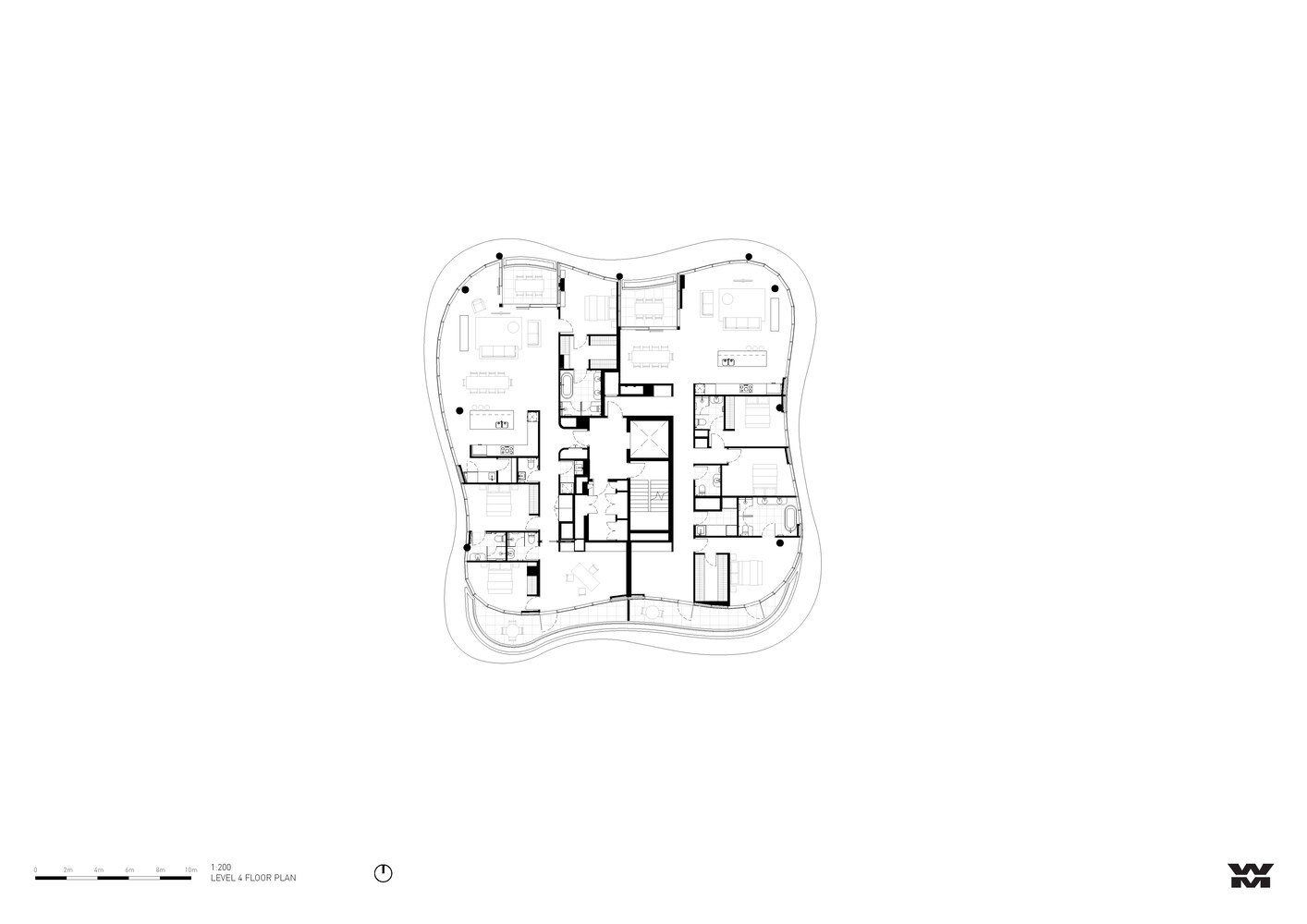 大平層設計,國外公寓設計,公寓設計方案,澳大利亞,Wood Marsh,極簡主義,Wood Marsh Architects