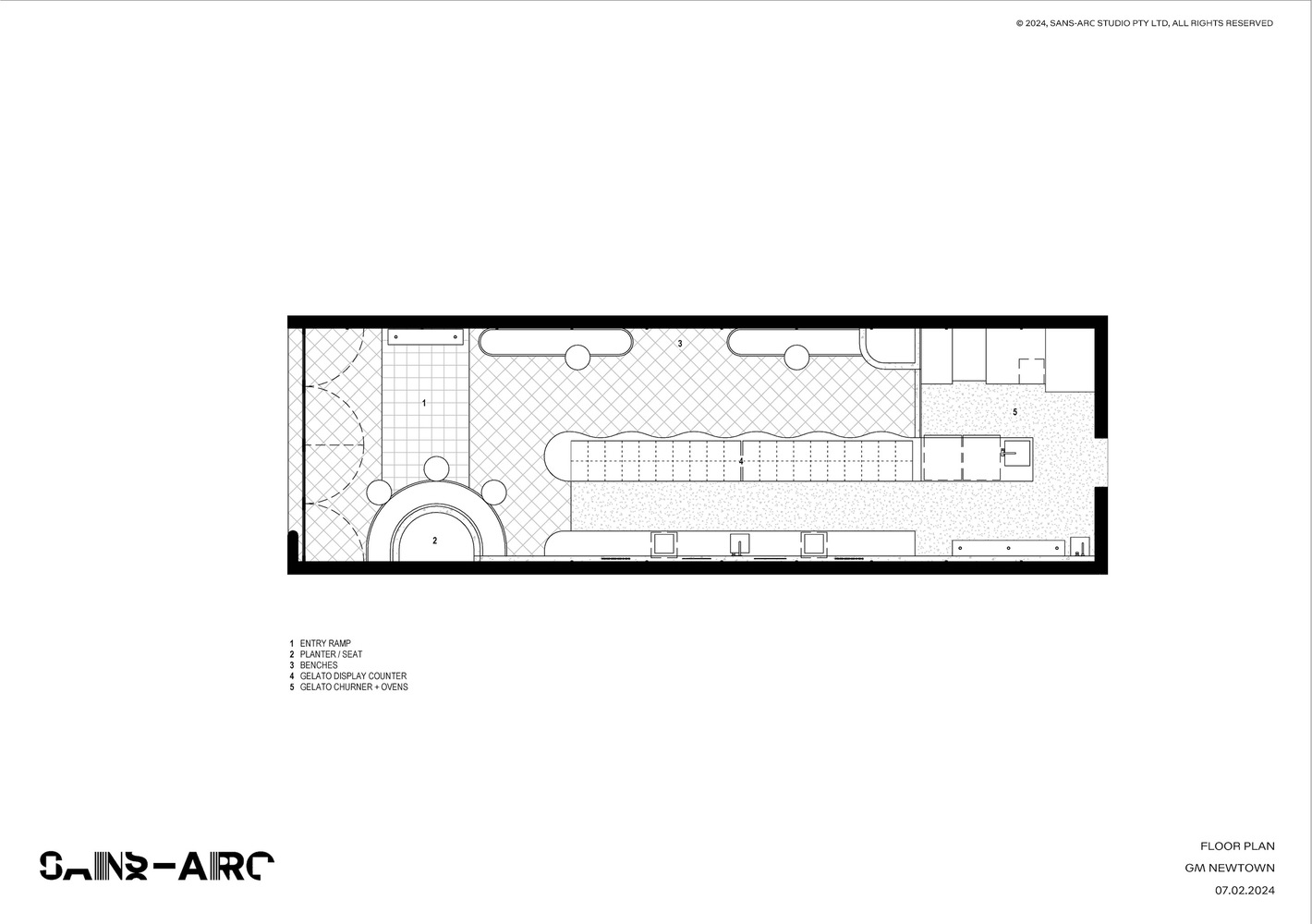 咖啡店設計,咖啡店設計案例,Sans-Arc Studio,50㎡,澳大利亞,咖啡店裝修,Gelato Messina,咖啡廳