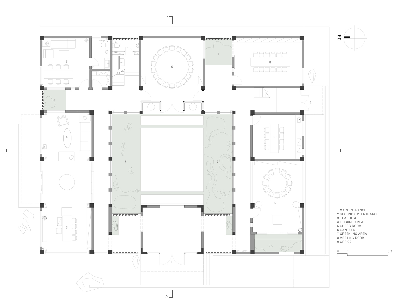 建築設計,建築改造,多功能空間,園區建築改造,雲南紅河州方院工業園區裏的四合院,雲南紅河州,素造建築