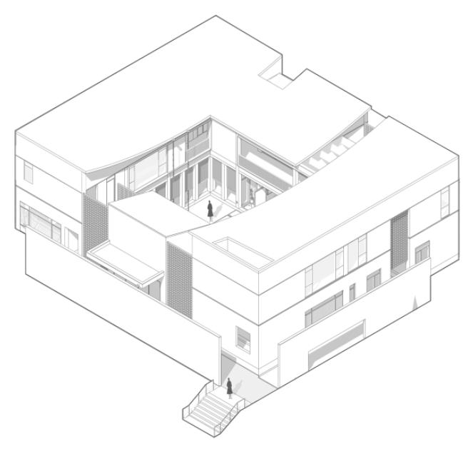 建築設計,建築改造,多功能空間,園區建築改造,雲南紅河州方院工業園區裏的四合院,雲南紅河州,素造建築