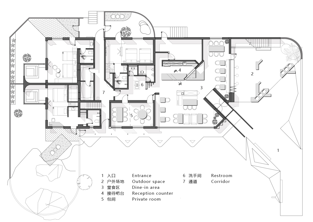 餐廳設計,休閑餐廳設計,餐廳改造,餐廳設計案例,餐廳設計方案,餐廳裝修,青島裏予SOCIAL餐廳,青島,左時建築設計