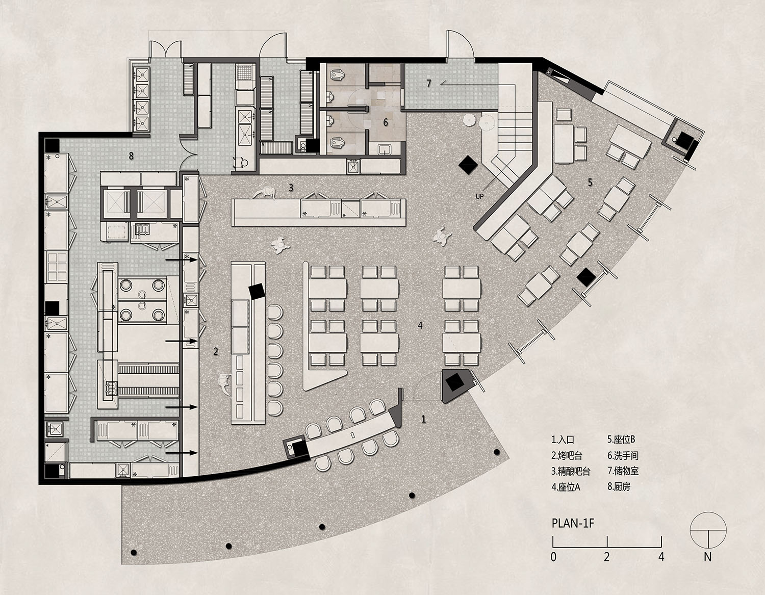 餐廳設計,餐廳設計方案,餐廳設計案例,餐廳裝修,戶外主題餐廳設計,現代風格餐廳設計,主題餐廳設計,蘇州篝火旁Go Hope,蘇州,兩間室內設計