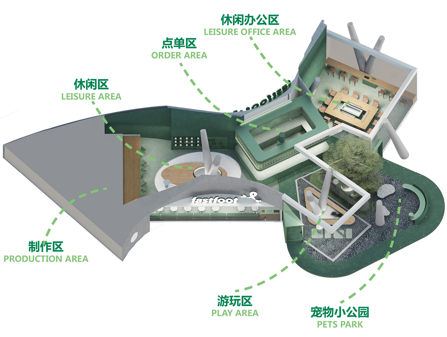 咖啡店設計,街邊咖啡店設計,戶外咖啡店設計,社區咖啡店設計,咖啡店設計案例,咖啡店設計方案,廣州急急腳咖啡寵物友好主題店,廣州,5+2.studio設計事務所