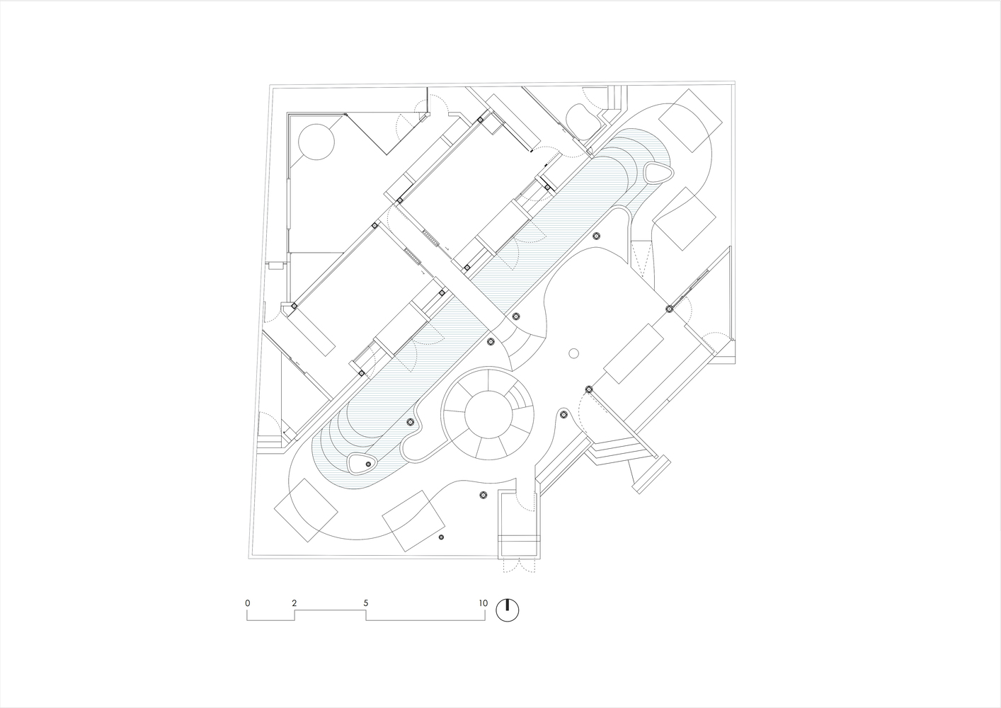 Biombo Architects,別墅設計,住宅設計,現代風格別墅設計,印尼,別墅設計案例,別墅設計方案,870㎡,自然景觀別墅