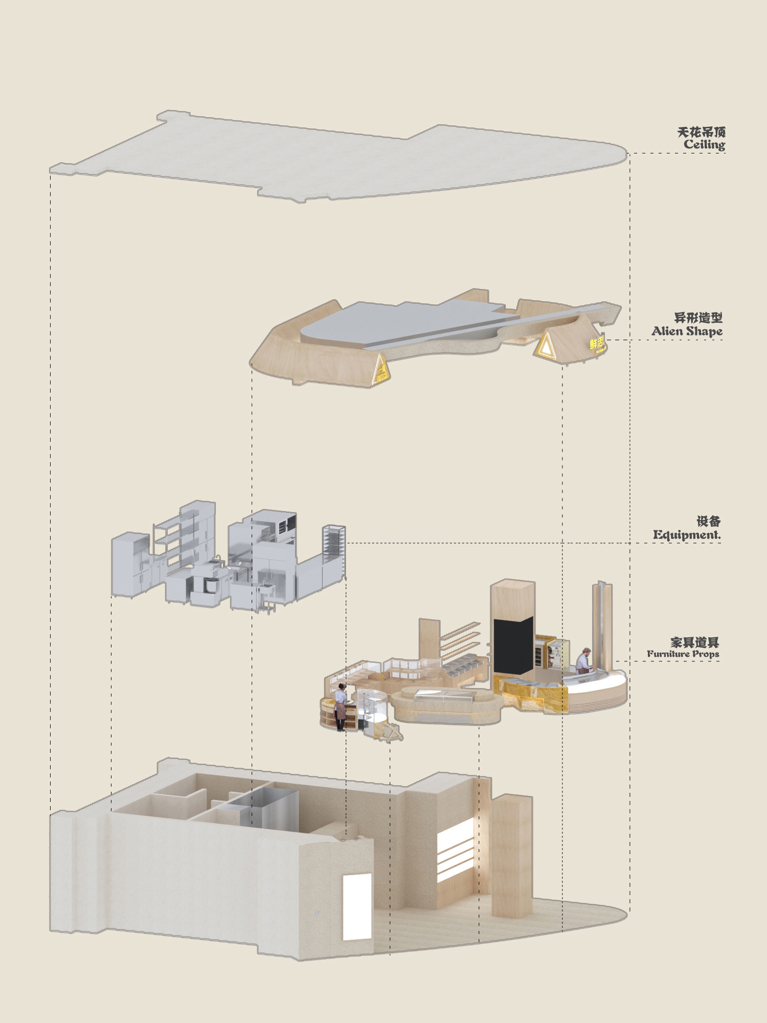 烘焙店設計,麵包店設計,休閑餐廳設計,商場麵包店設計,麵包店設計案例,烘焙店,沈陽鮮活作物烘焙店,沈陽,歐陽跳建築設計