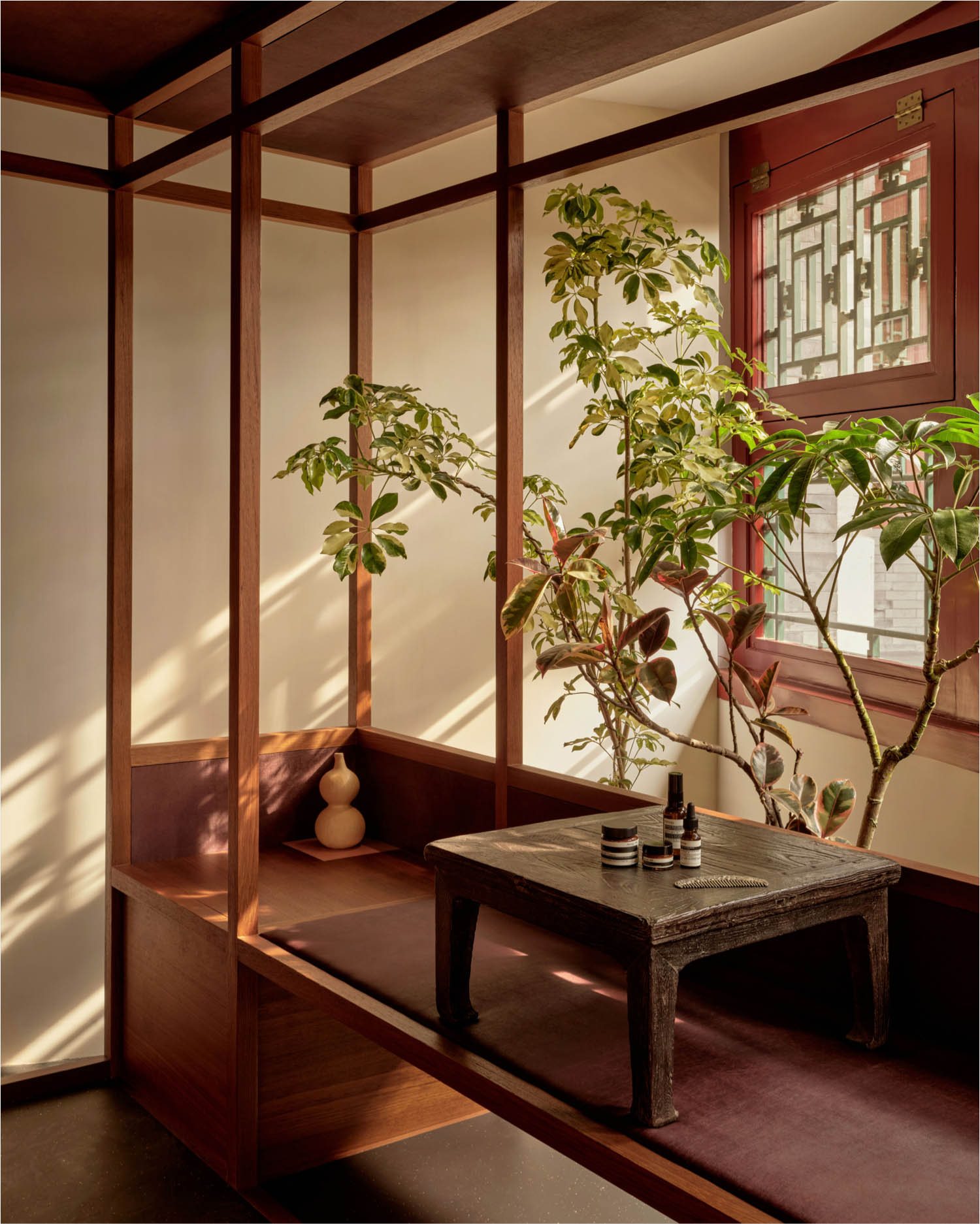 Atelier suasua,Aesop,零售店設計,護膚品零售店,零售店設計方案,零售店設計案例,北京,四合院改造,店鋪設計,王府井,伊索