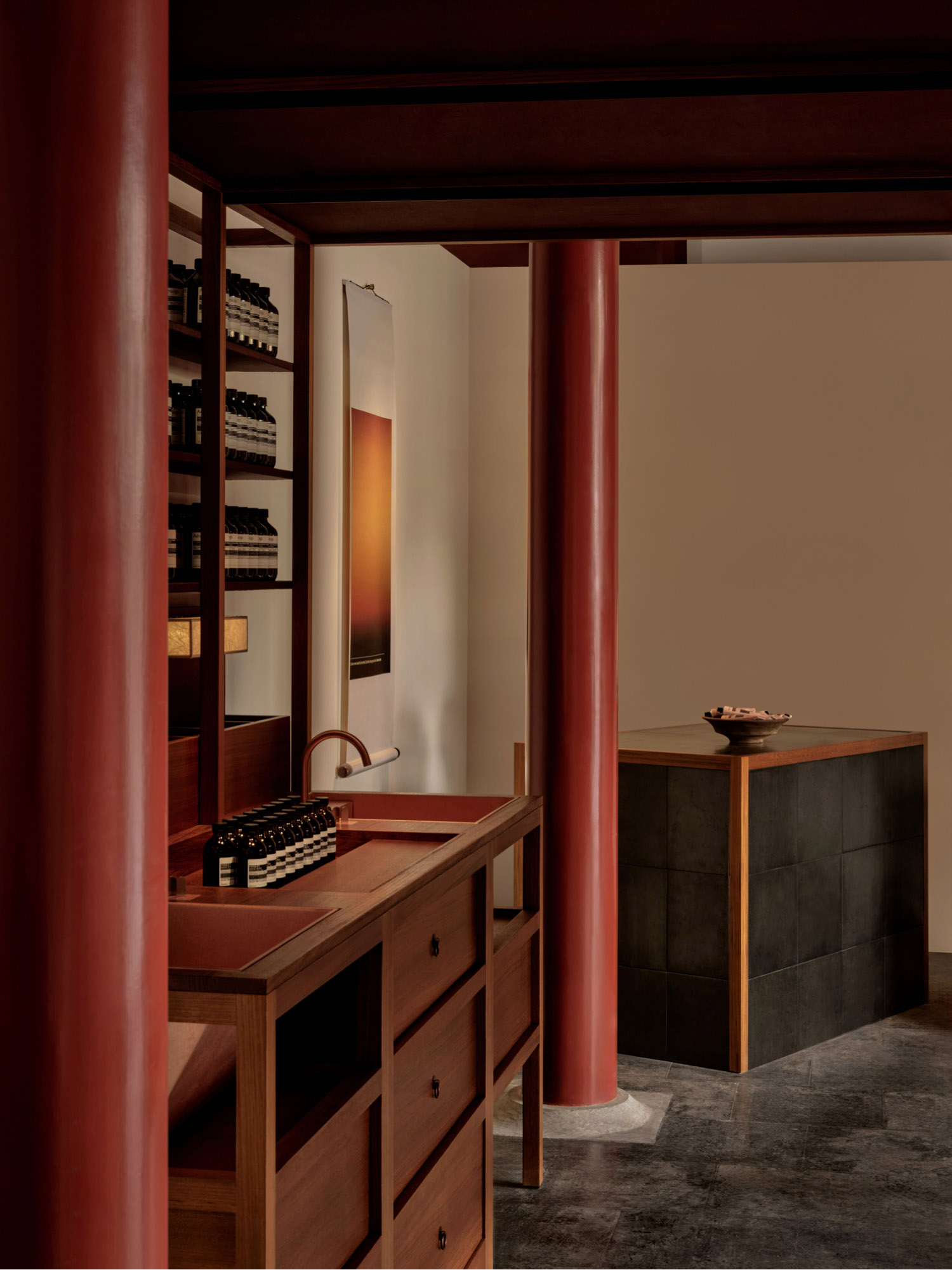 Atelier suasua,Aesop,零售店設計,護膚品零售店,零售店設計方案,零售店設計案例,北京,四合院改造,店鋪設計,王府井,伊索