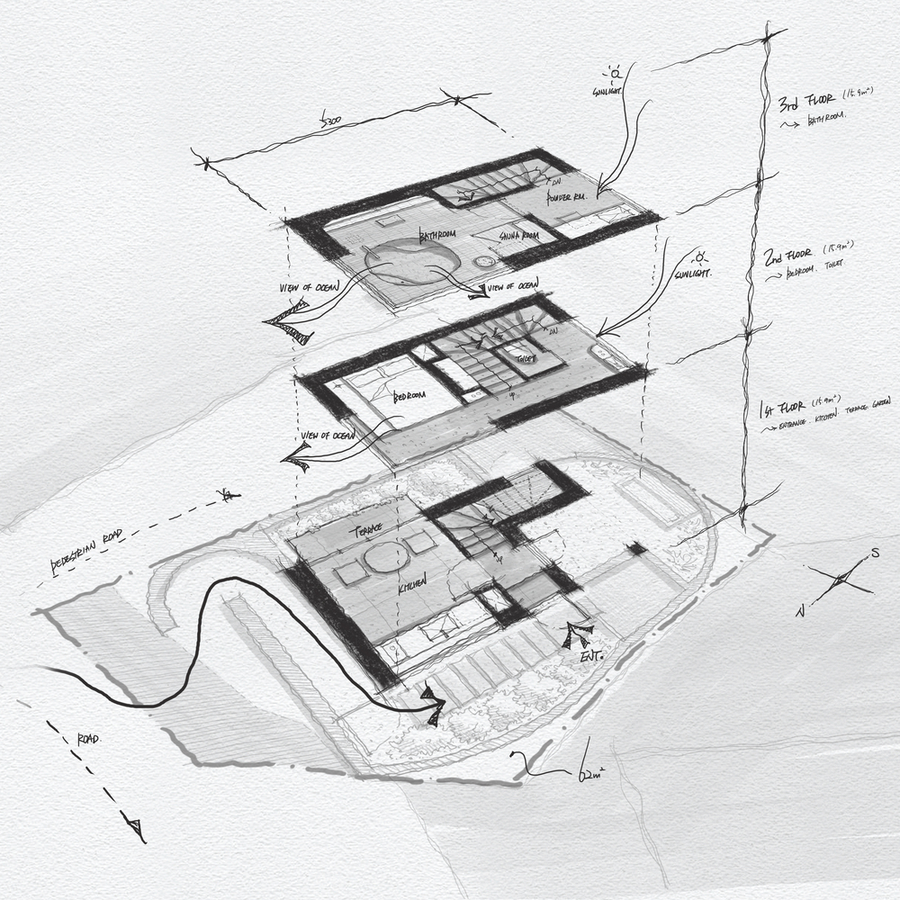 Atelier ITCH,浴場設計案例,韓國,濟州島,朝天浴場,小型浴場