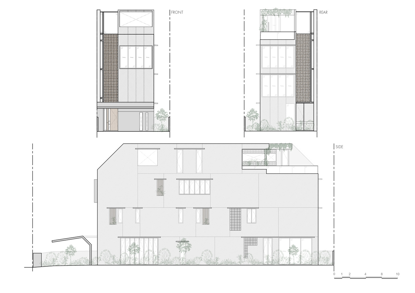 ZIVY ARCHITECTS,新加坡,別墅設計案例,景觀別墅,別墅景觀設計,715㎡,庭院別墅