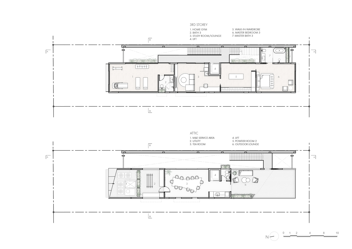 ZIVY ARCHITECTS,新加坡,別墅設計案例,景觀別墅,別墅景觀設計,715㎡,庭院別墅