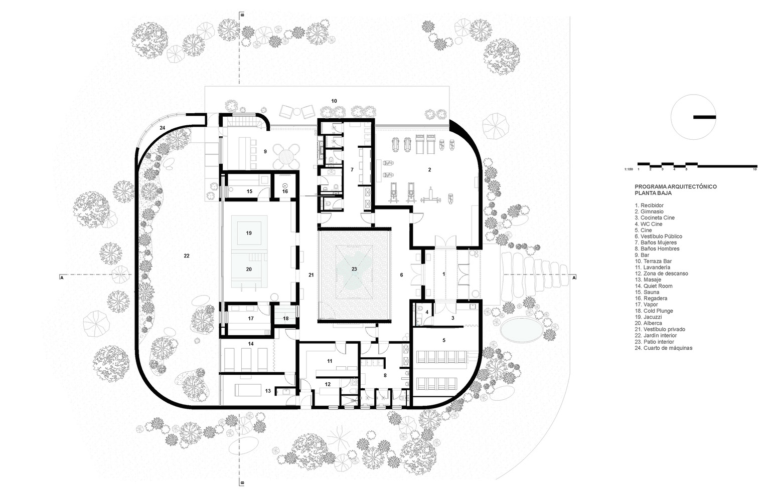 VAN VAN Atelier,墨西哥,極簡主義,極簡風格,水療會所,630㎡,SPA,莊園