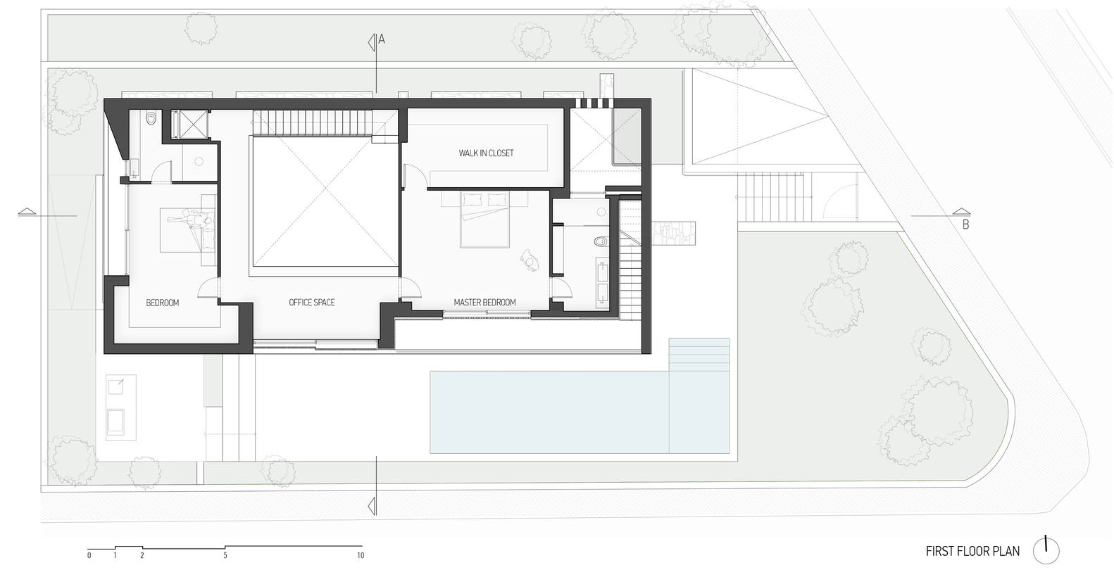 Desypri&Misiaris Architecture,希臘,別墅設計案例,庭院別墅,別墅景觀設計,325㎡,庭院別墅,開放式別墅