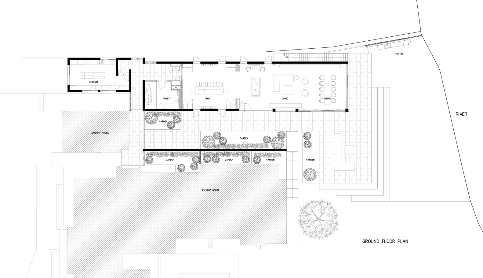 S+S Architects,別墅設計,泰國,景觀別墅,別墅設計案例,別墅設計方案,568㎡,景觀別墅,平層別墅